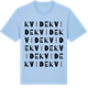 Blue Soul t-shirt med Kvide ordlek t-shirt