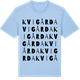 Blue Soul t-shirt med Kvigårda ordlek t-shirt