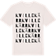 Vintage White t-shirt med Kvillekärr ordlek t-shirt