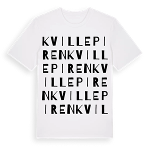Kvillepiren ordlek t-shirt – ekologisk bomull t-shirt från Pinshirt