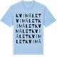 Blue Soul t-shirt med Kvimålet ordlek t-shirt