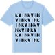Blue Soul t-shirt med Kvin ordlek t-shirt