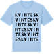 Blue Soul t-shirt med Kvintes ordlek t-shirt