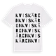 Kviskären ordlek t-shirt