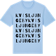 Blue Soul t-shirt med Kvisljungeby ordlek t-shirt