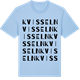 Blue Soul t-shirt med Kvisseln ordlek t-shirt