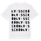 Kvisseröd ordlek t-shirt