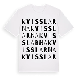 Kvisslarna ordlek t-shirt – ekologisk bomull t-shirt från Pinshirt