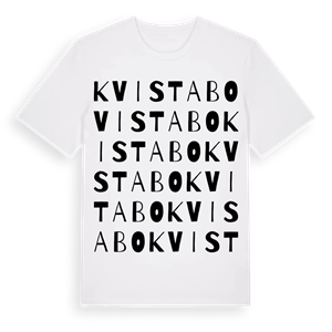 Kvistabo ordlek t-shirt – ekologisk bomull t-shirt från Pinshirt
