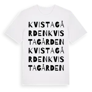 Kvistagården ordlek t-shirt – ekologisk bomull t-shirt från Pinshirt