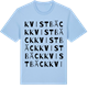 Blue Soul t-shirt med Kvistbäck ordlek t-shirt