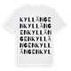 Kyllängen ordlek t-shirt