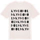 Vintage White t-shirt med Kymboholm ordlek t-shirt