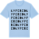 Blue Soul t-shirt med Kypered ordlek t-shirt