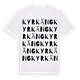 Kyrkäng ordlek t-shirt