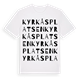 Kyrkåsplatsen ordlek t-shirt