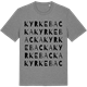 Mid Heather Gray t-shirt med Kyrkebacka ordlek t-shirt