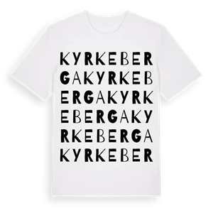 Kyrkeberga ordlek t-shirt – ekologisk bomull t-shirt från Pinshirt
