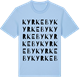 Blue Soul t-shirt med Kyrkeby ordlek t-shirt