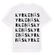 Kyrkenäs ordlek t-shirt