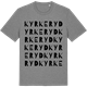 Mid Heather Gray t-shirt med Kyrkeryd ordlek t-shirt