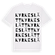Kyrkeslätt ordlek t-shirt