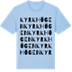 Blue Soul t-shirt med Kyrkhögen ordlek t-shirt