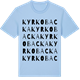 Blue Soul t-shirt med Kyrkobacka ordlek t-shirt