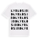 Kyrkosund ordlek t-shirt