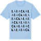 Blue Soul t-shirt med Labacka ordlek t-shirt