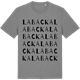 Mid Heather Gray t-shirt med Labacka ordlek t-shirt