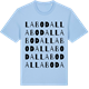 Blue Soul t-shirt med Labodal ordlek t-shirt