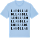 Blue Soul t-shirt med Labol ordlek t-shirt