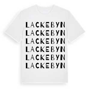 Lackebyn ordlek t-shirt – ekologisk bomull t-shirt från Pinshirt