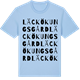 Blue Soul t-shirt med Läckö kungsgård ordlek t-shirt