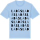 Blue Soul t-shirt med Ladås ordlek t-shirt