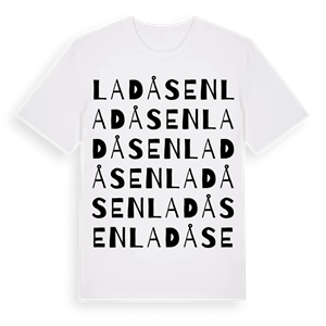 Ladåsen ordlek t-shirt – ekologisk bomull t-shirt från Pinshirt