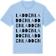Blue Soul t-shirt med Ladden ordlek t-shirt