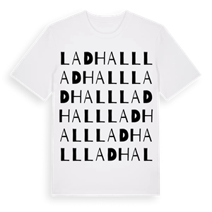 Ladhall ordlek t-shirt – ekologisk bomull t-shirt från Pinshirt