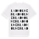 Ladholmen ordlek t-shirt