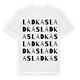 Ladkas ordlek t-shirt