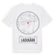 White t-shirt med Ladukärr t-shirt