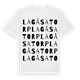 Lagåsatorp ordlek t-shirt
