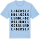 Blue Soul t-shirt med Lagerslund ordlek t-shirt