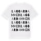 Laggardammen ordlek t-shirt