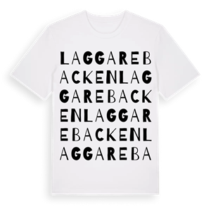 Laggarebacken ordlek t-shirt – ekologisk bomull t-shirt från Pinshirt