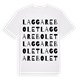Laggarebolet ordlek t-shirt
