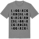 Mid Heather Gray t-shirt med Laggaregården ordlek t-shirt