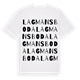 Lagmansboda ordlek t-shirt