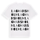 Lagmansholm ordlek t-shirt
